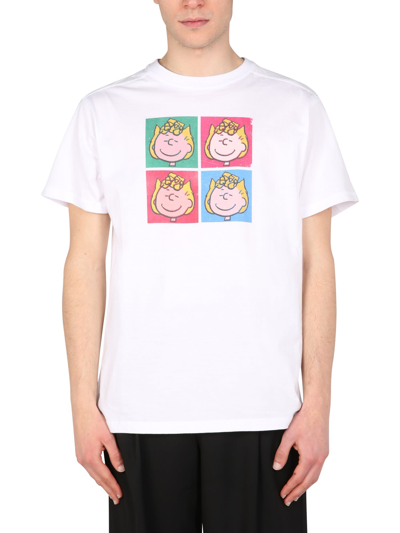 Shop Moa Master Of Arts Sally T-shirt In Bianco
