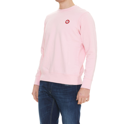Shop Casablanca Logo Patch Sweatshirt In Pink