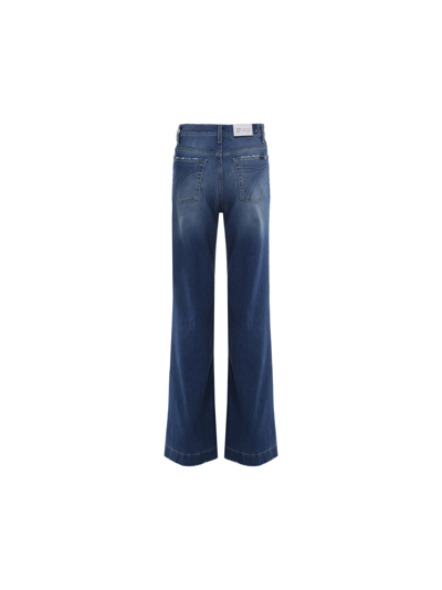 Shop 7 For All Mankind Modern Dojo Jeans In Mid Blue