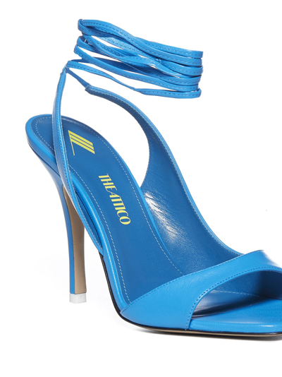 Shop Attico Sandals In Azzurro