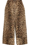 CHLOÉ Leopard-Print Cotton-Blend Matelassé Skirt