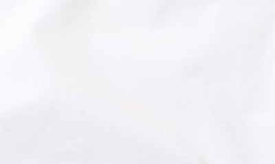 Cuts Long Sleeve Crew Curve-hem T-shirt In White