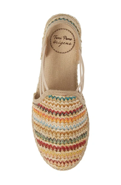 Toni Pons Tania Espadrille Wedge In Multi Fabric