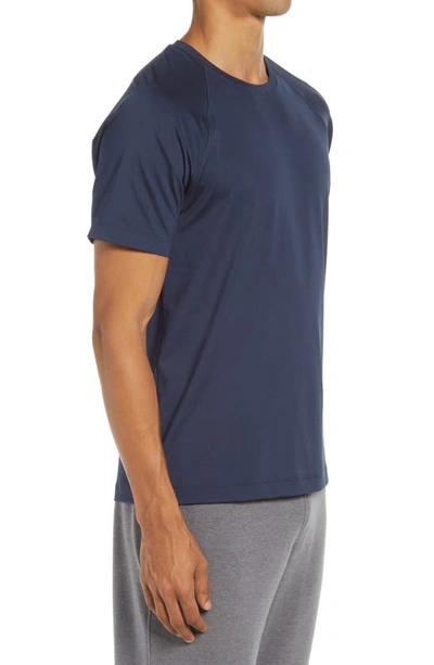 Shop Rhone Reign Athletic Short Sleeve T-shirt In Navy Blazer