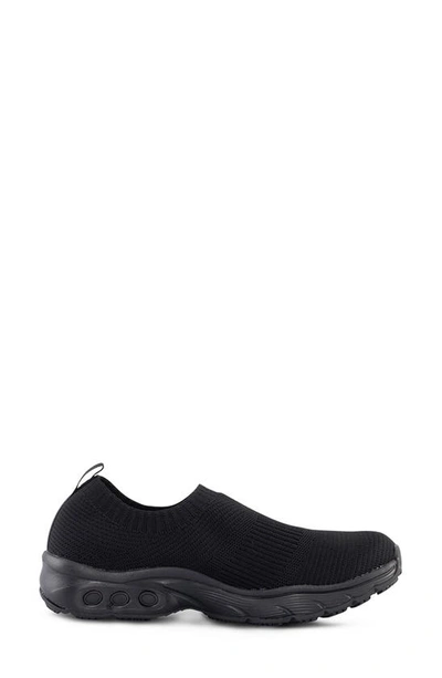 Shop Therafit Janie Knit Sneaker In Black