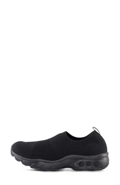 Shop Therafit Janie Knit Sneaker In Black