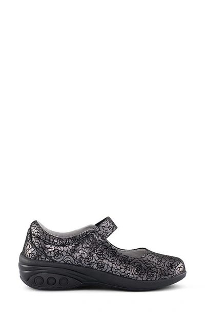 Shop Therafit Melissa Mary Jane Sneaker In Pewter