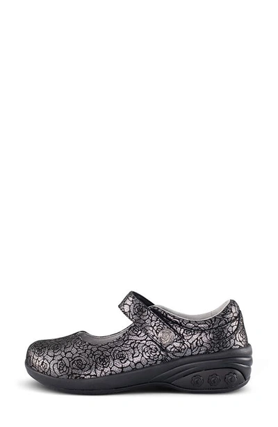 Shop Therafit Melissa Mary Jane Sneaker In Pewter
