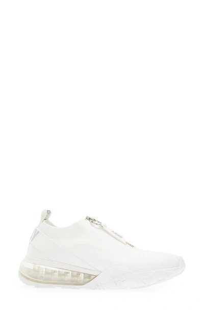 Shop Dkny Kadia Zip-up Sneaker In White