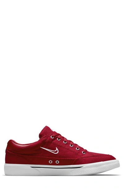 Nike Gts '97 Canvas Sneakers In Gym Red In Red/ White/ Black/ Aluminum