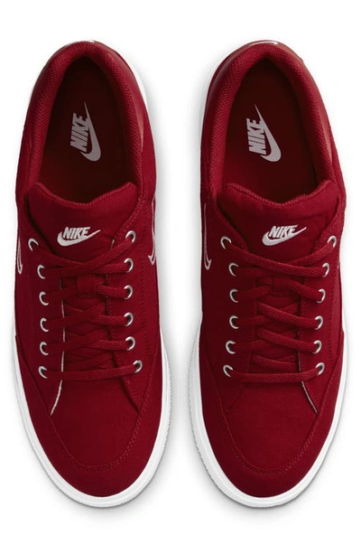 Nike Gts '97 Canvas Sneakers In Gym Red In Red/ White/ Black/ Aluminum