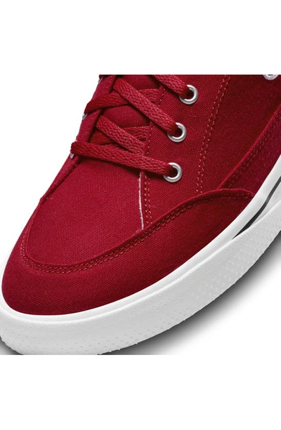 Nike Gts '97 Canvas Sneakers In Gym Red In Red/ White/ Black/ Aluminum