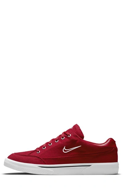 Nike Gts '97 Canvas Sneakers In Gym Red In Red/ White/ Black/ Aluminum