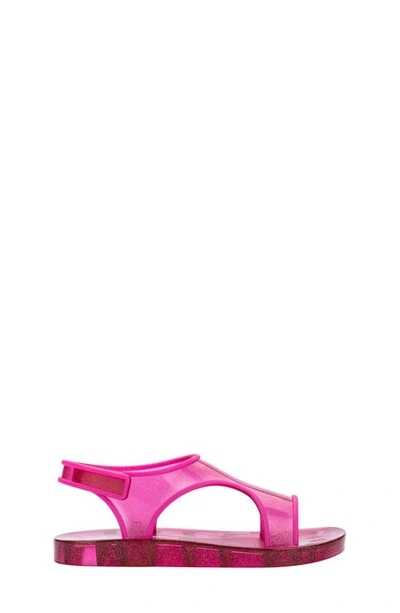 Shop Mini Melissa Kids' Jelly Sandal In Pink/ Pink