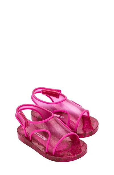 Shop Mini Melissa Kids' Mini Jelly Sandal In Pink/ Pink