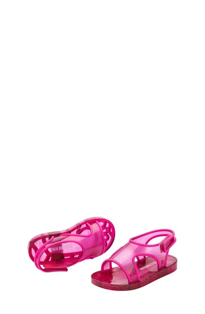 Shop Mini Melissa Kids' Mini Jelly Sandal In Pink/ Pink