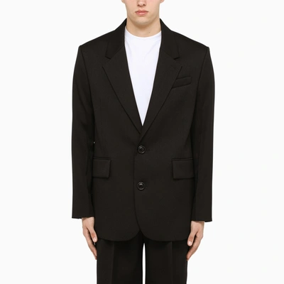 Shop Ami Alexandre Mattiussi Ami Paris | Jacket Single-breasted In Black