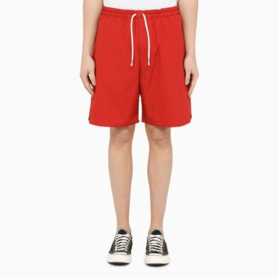Shop Jpress Red Cotton Shorts