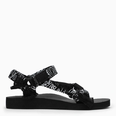 Shop Arizona Love | Black Paisley-print Trekky Sandals