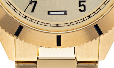 Shop Adidas Originals Edition Three Bracelet Watch, 41mm In Gold