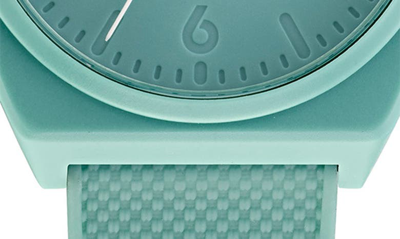 Shop Adidas Originals Project Two Resin Rubber Strap Watch, 38mm In Mint