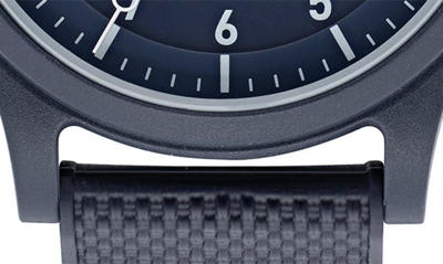 Shop Adidas Originals Project One Bio-resin Strap Watch, 39mm In Navy