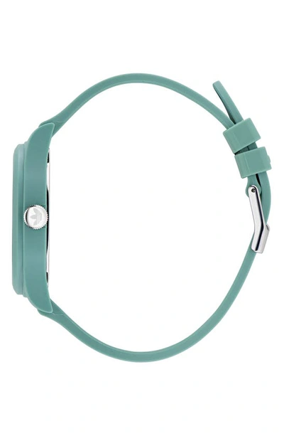 Shop Adidas Originals Project One Bio-resin Strap Watch, 39mm In Mint