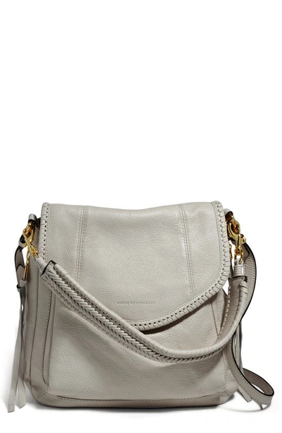 Shop Aimee Kestenberg All For Love Convertible Leather Shoulder Bag In Elephant Grey