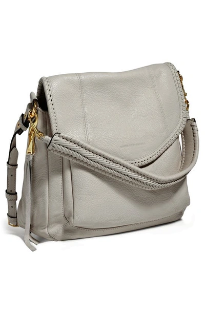 Shop Aimee Kestenberg All For Love Convertible Leather Shoulder Bag In Elephant Grey