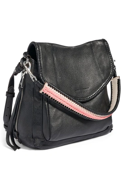 Shop Aimee Kestenberg All For Love Convertible Leather Shoulder Bag In Black Multi