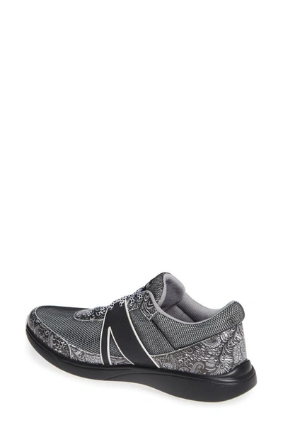 Traq By Alegria Qarma Sneaker In Wild Child Black Leather