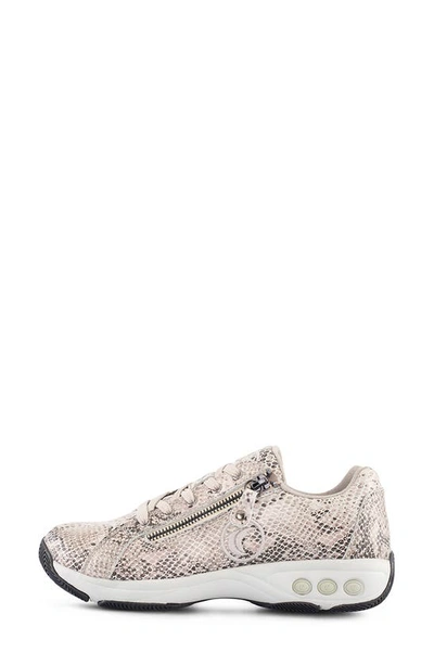 Shop Therafit Francesca Walking Shoe In Snake Print