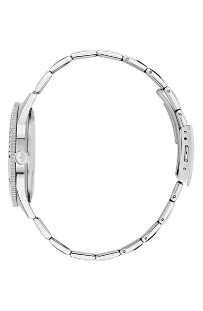 Shop Adidas Originals Edition Three Bracelet Watch, 41mm In Silver