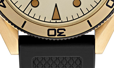 Shop Adidas Originals Edition Two Silicone Strap Watch, 42mm In Black