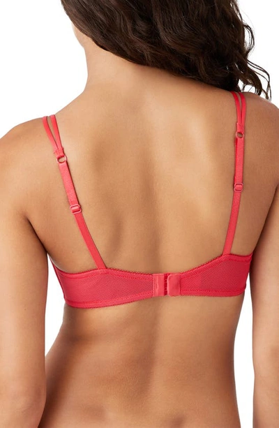 B.tempt'd By Wacoal Ciao Bella Underwire Balconette Bra In Watermelon