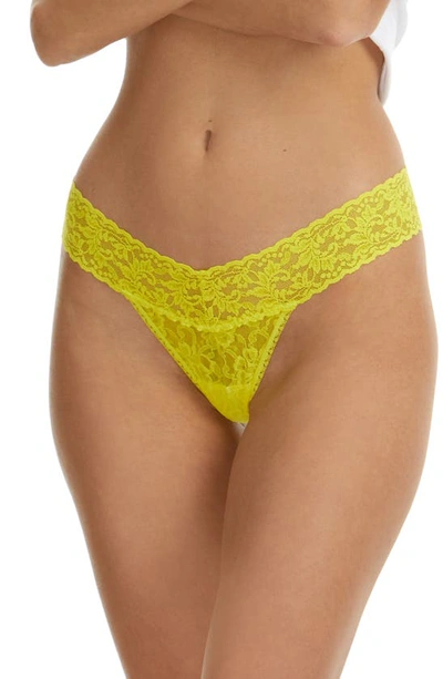 Shop Hanky Panky Signature Lace Low Rise Thong In Sunny Day