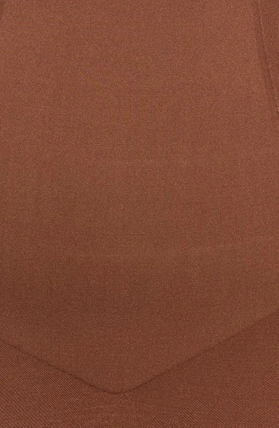 Spanxr Oncore High Waist Mid-thigh Shorts In Chestnut Brown