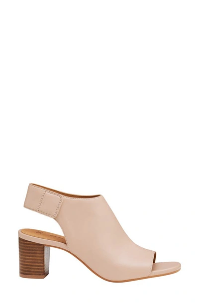 Johnston & Murphy Evelyn Open Toe Sandal Bootie In Blush Glove