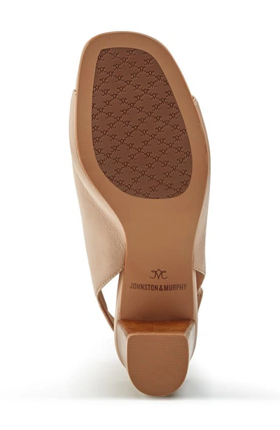 Johnston & Murphy Evelyn Open Toe Sandal Bootie In Blush Glove