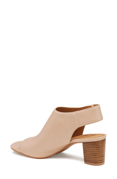 Johnston & Murphy Evelyn Open Toe Sandal Bootie In Blush Glove