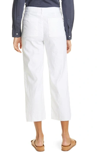 Frank & Eileen Wexford Wide Leg Pants In White