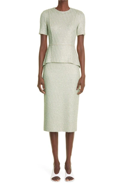 St john peplum dress hotsell