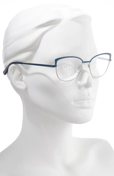 Shop Corinne Mccormack Lorraine 54mm Reading Glasses In Blue