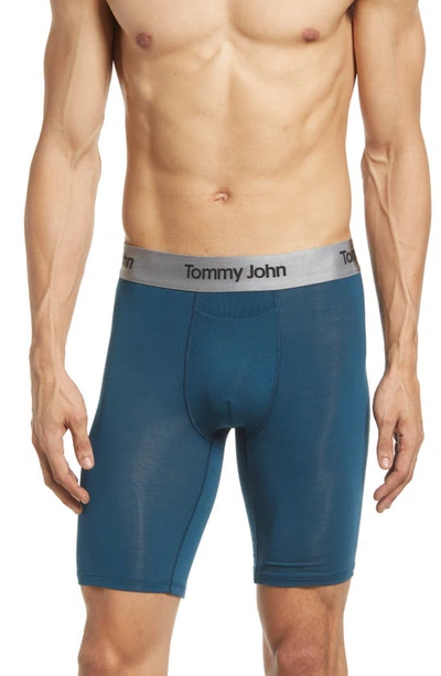 Shop Tommy John Second Skin 8-inch Boxer Briefs In Reflecting Pond