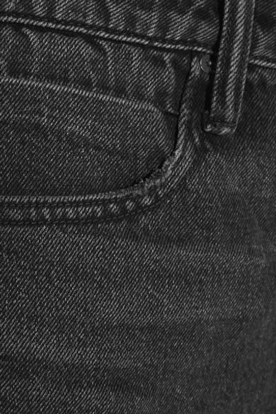 Shop Alexander Wang Bite Cut-off Denim Shorts