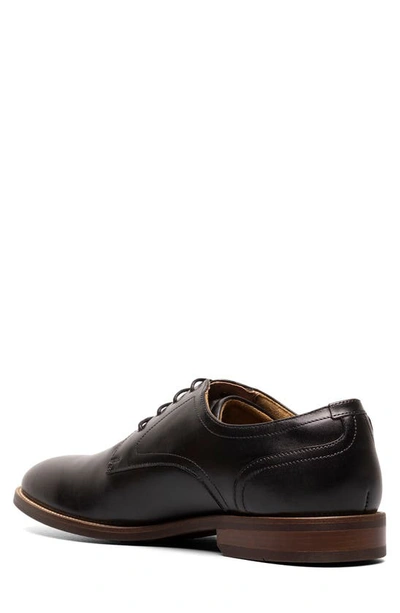 Shop Florsheim Ruvo Plain Toe Leather Derby In Black