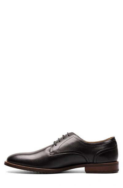 Shop Florsheim Ruvo Plain Toe Leather Derby In Black