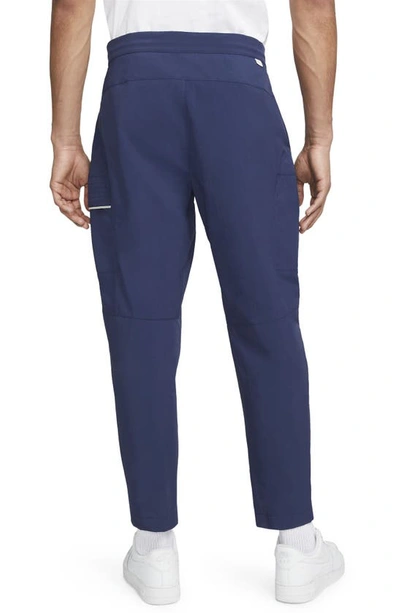 Shop Nike Sportswear Style Essentials Utility Pants In Midnight Navy/ Sail/ Ice