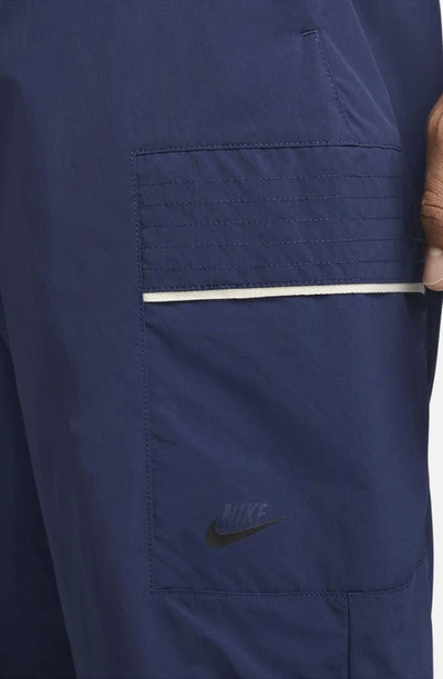 Shop Nike Sportswear Style Essentials Utility Pants In Midnight Navy/ Sail/ Ice