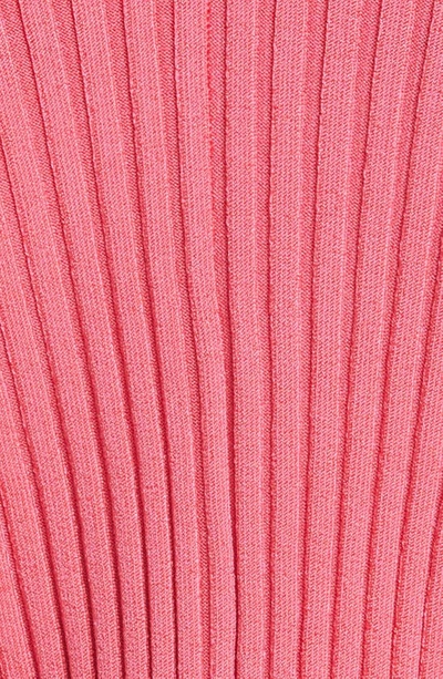Shop Jacquemus La Maille Pral Rib Cardigan In Pink